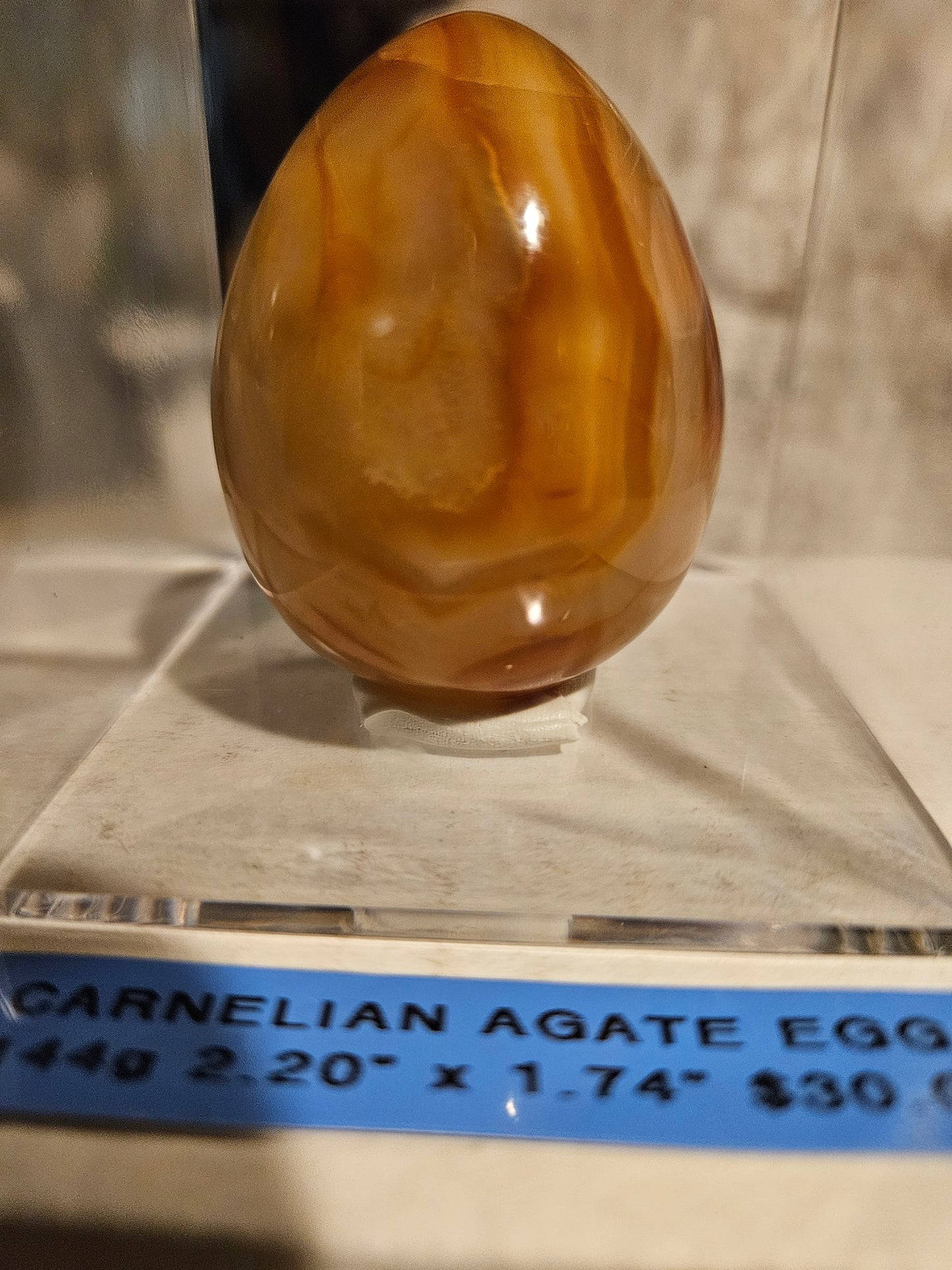 Carnelian Agate Egg
