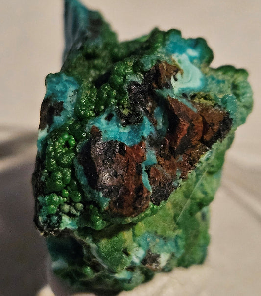 Conichalcite w/Chrysocolla (Namibia)- Vibrant Green