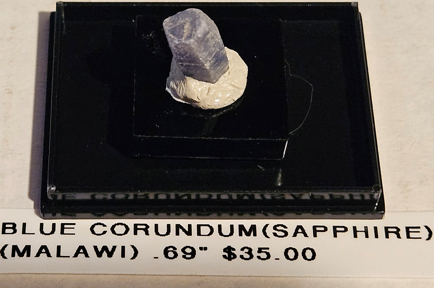 Blue Corundum (Sapphire) [Malawi]