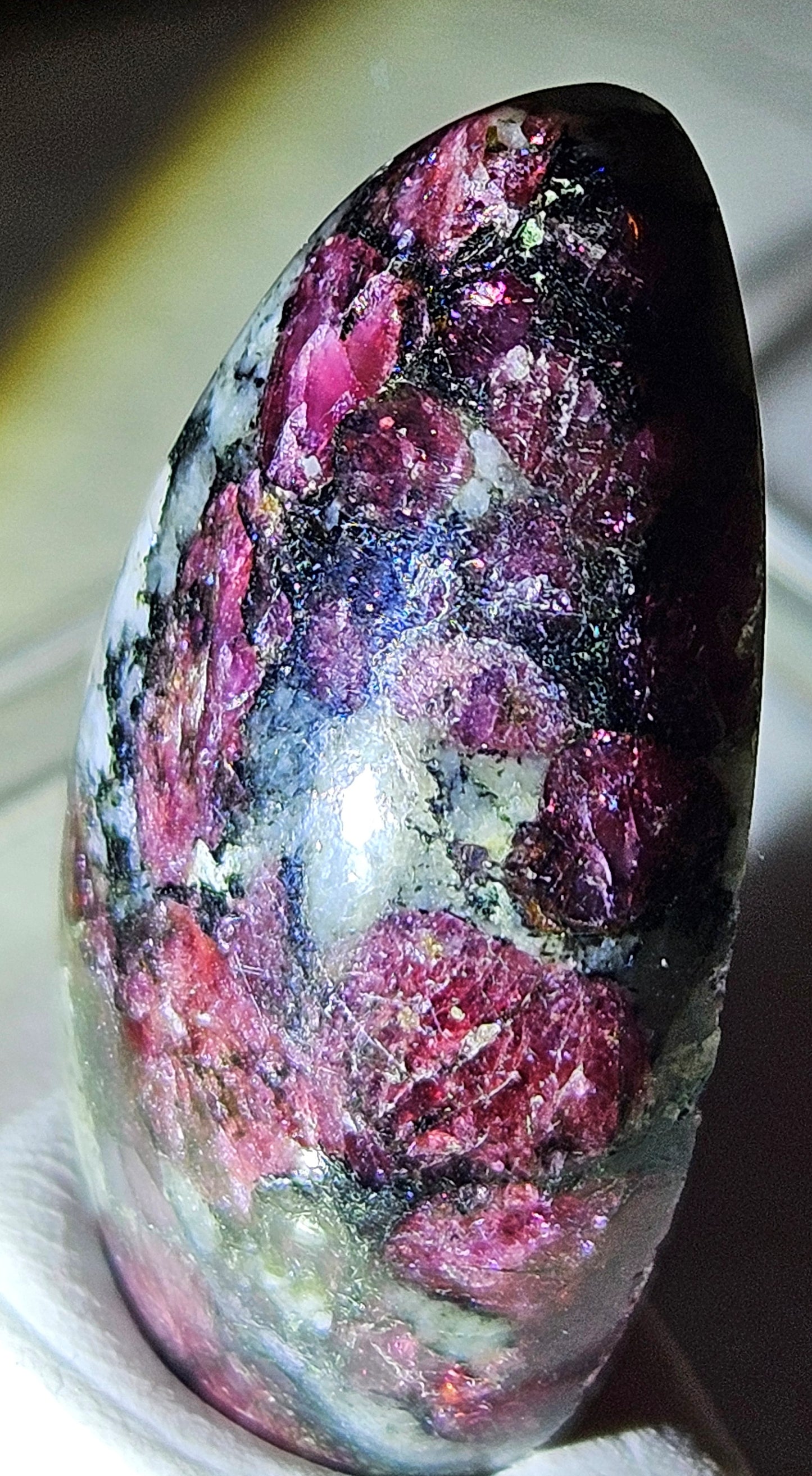 Polished Eudialyte Cabochon [Russia]