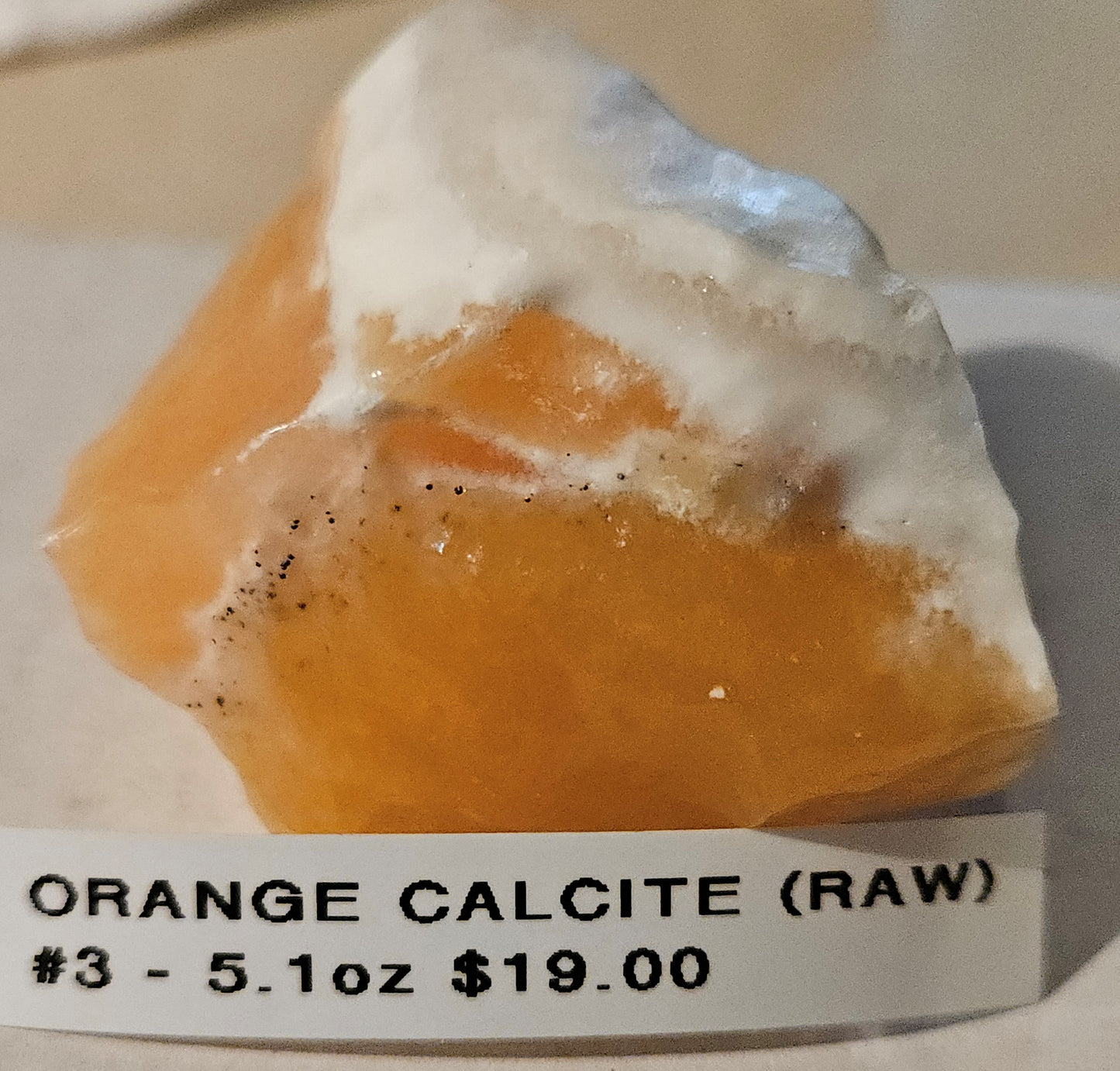 Orange Calcite - Raw