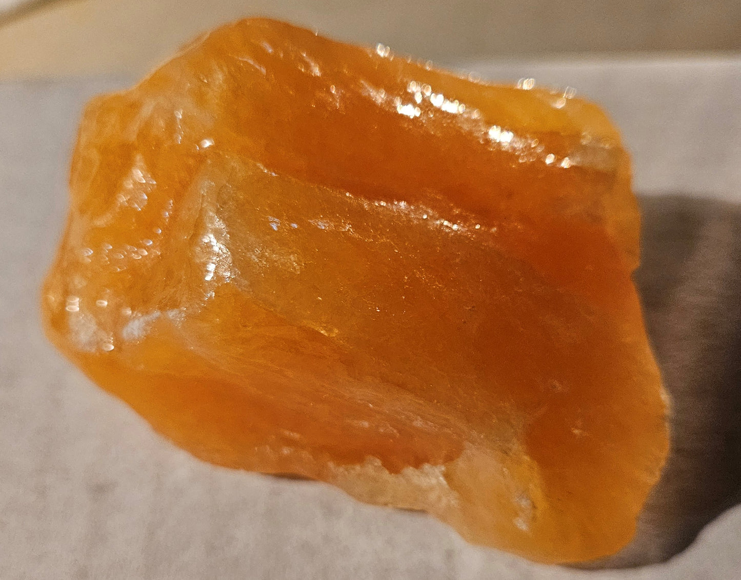 Orange Calcite - Raw