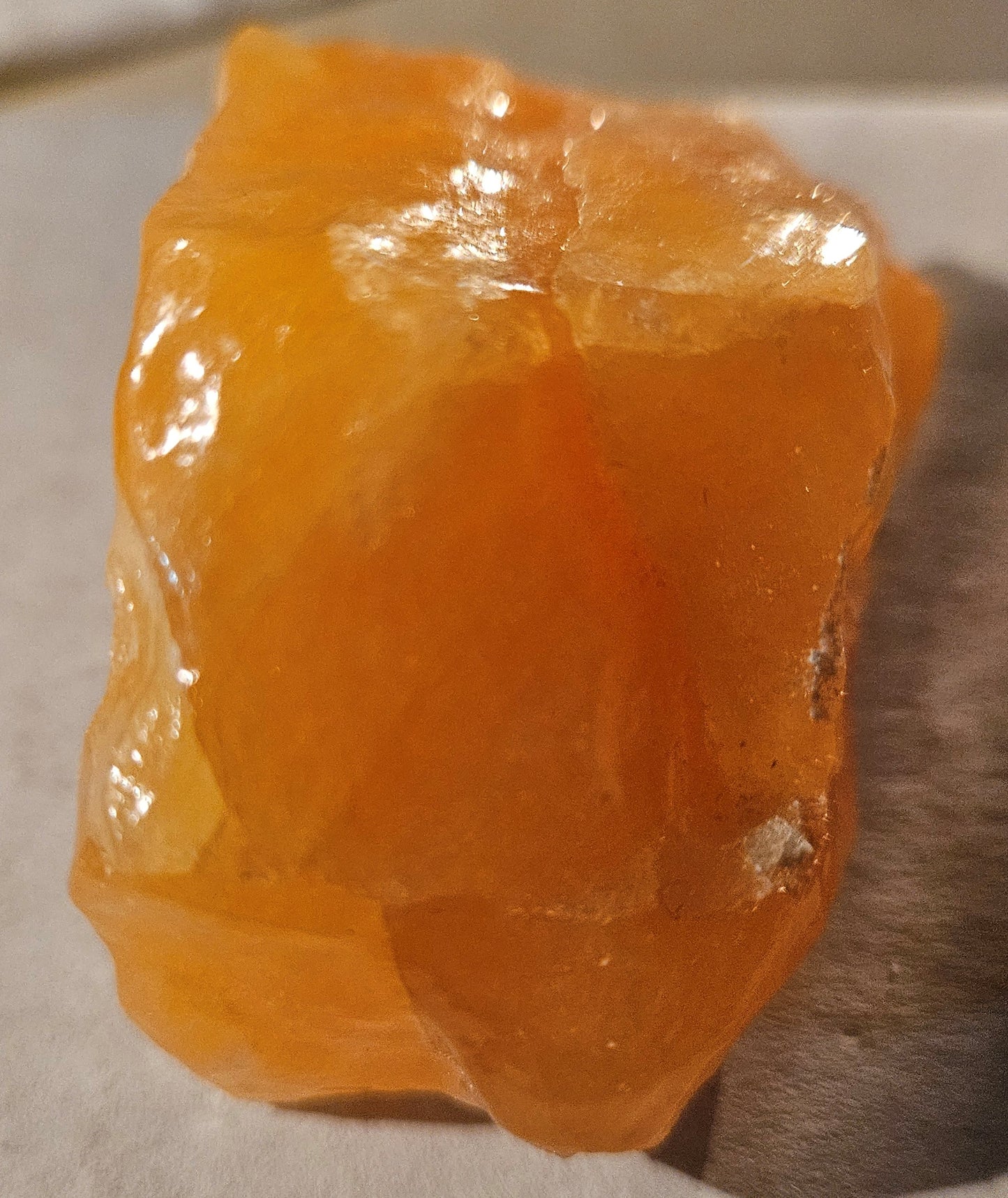 Orange Calcite - Raw