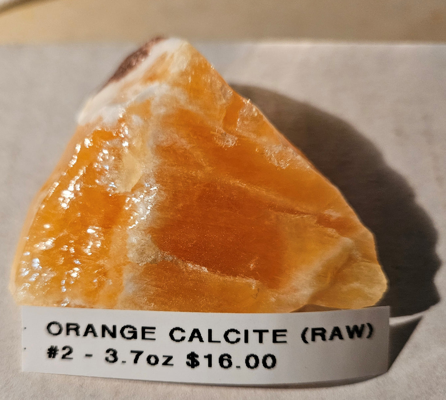 Orange Calcite - Raw