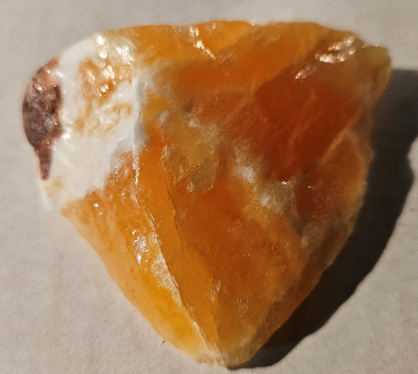 Orange Calcite - Raw