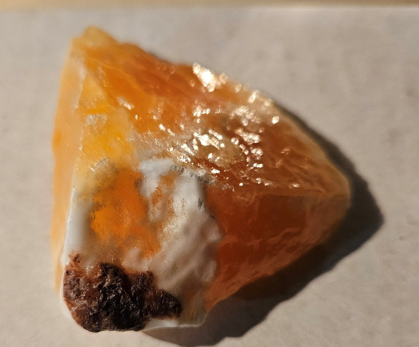 Orange Calcite - Raw