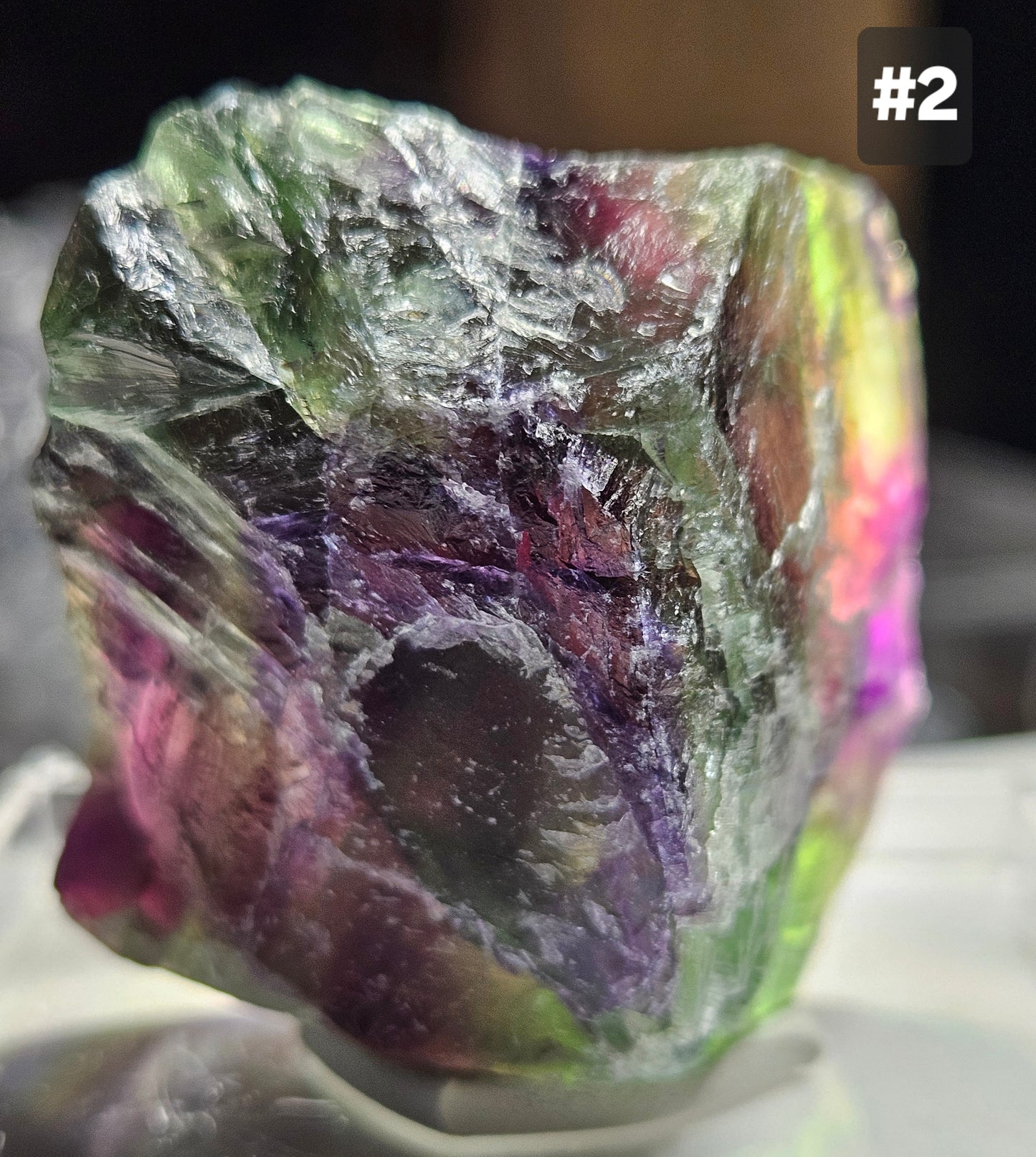 Rainbow Fluorite - Raw