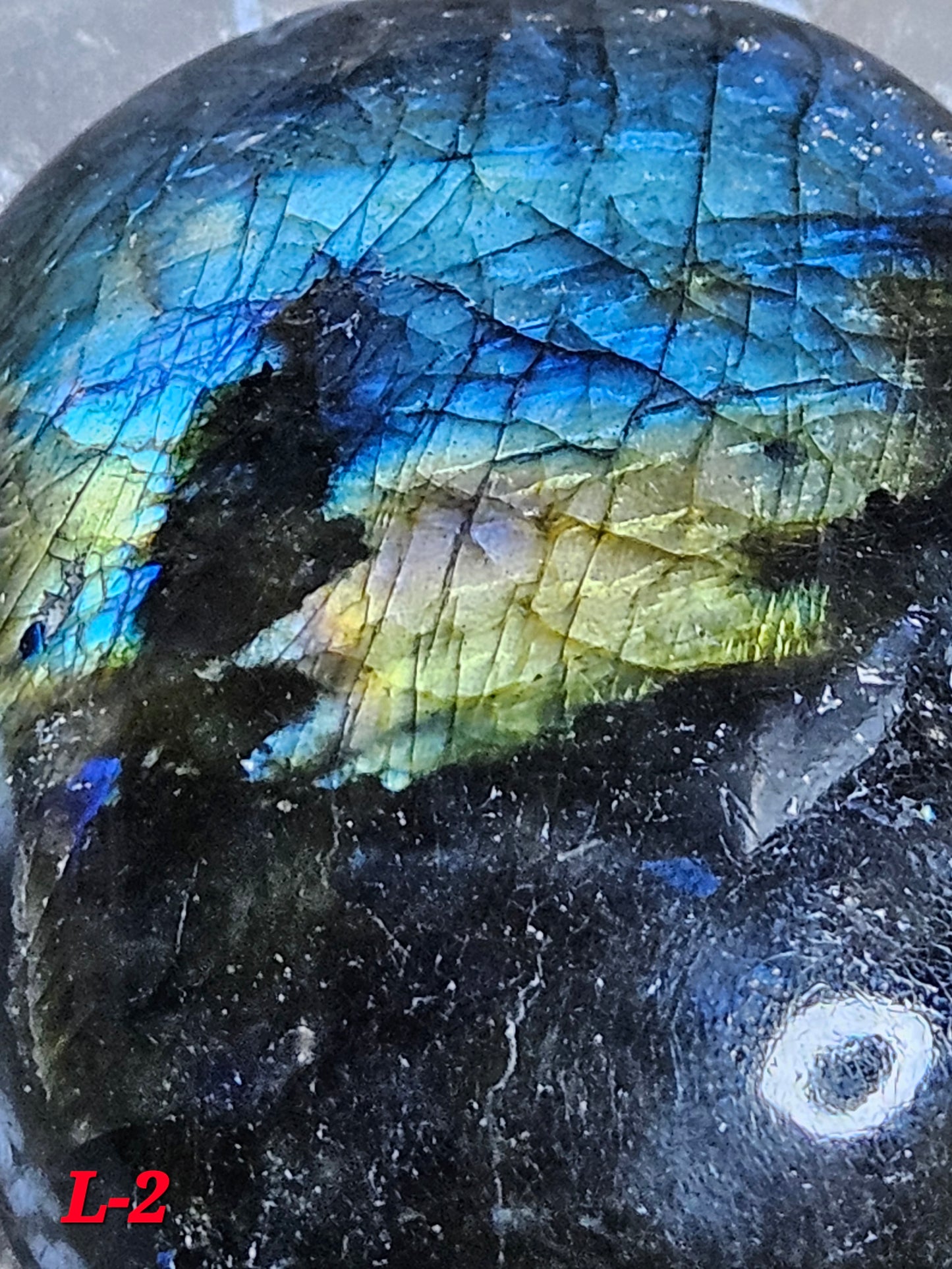 Labradorite Palm Stones  - Medium