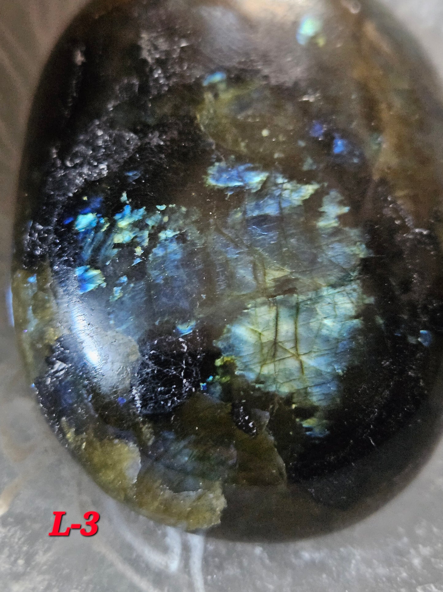 Labradorite Palm Stones  - Medium