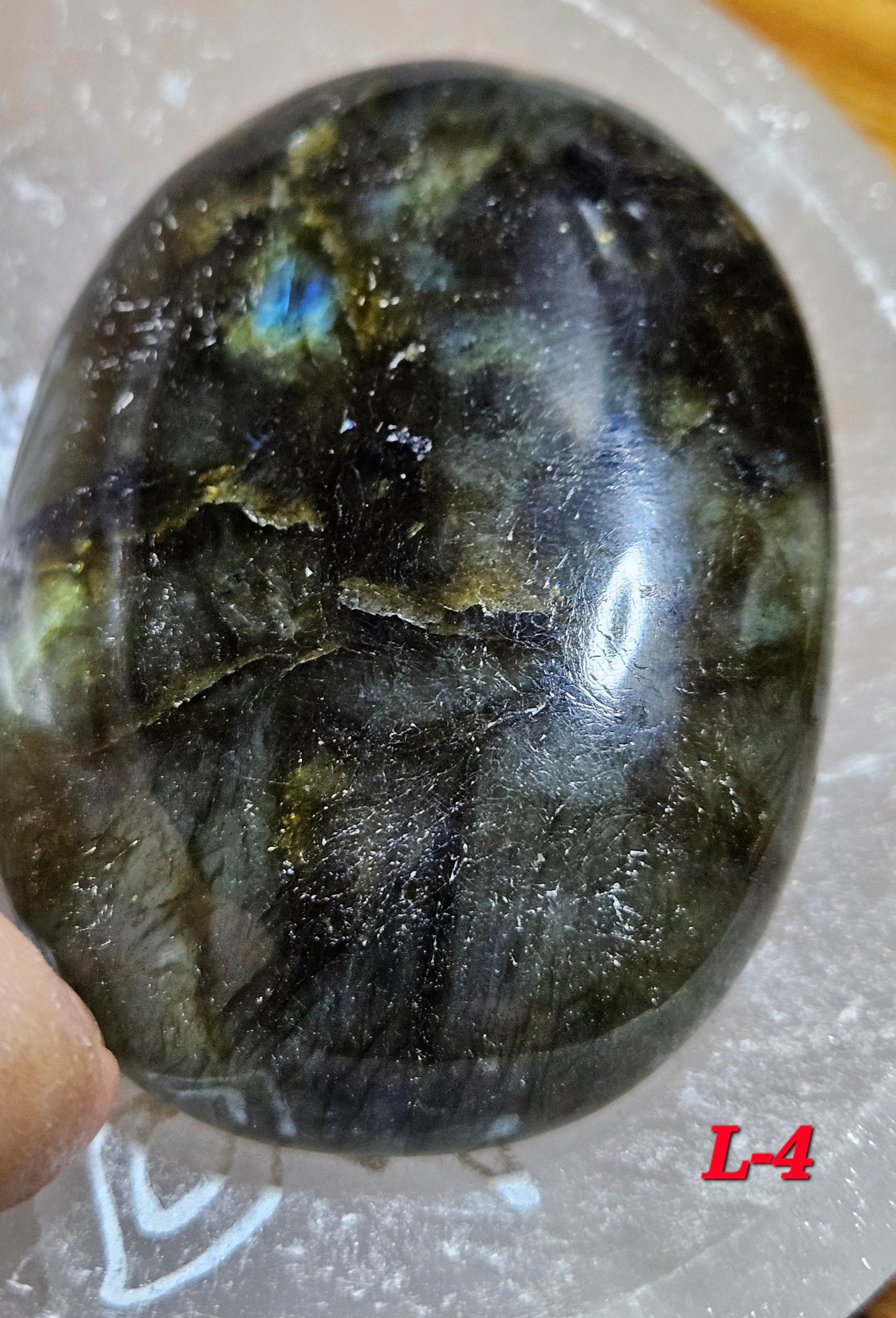 Labradorite Palm Stones  - Medium