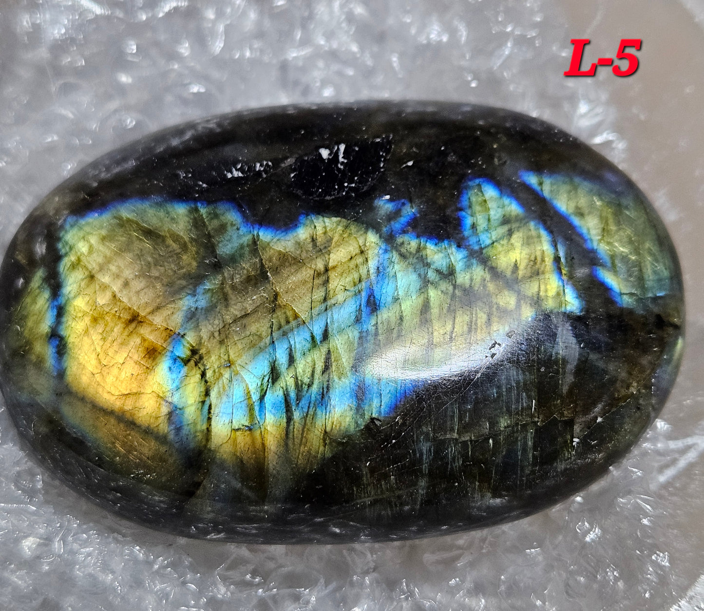Labradorite Palm Stones  - Medium