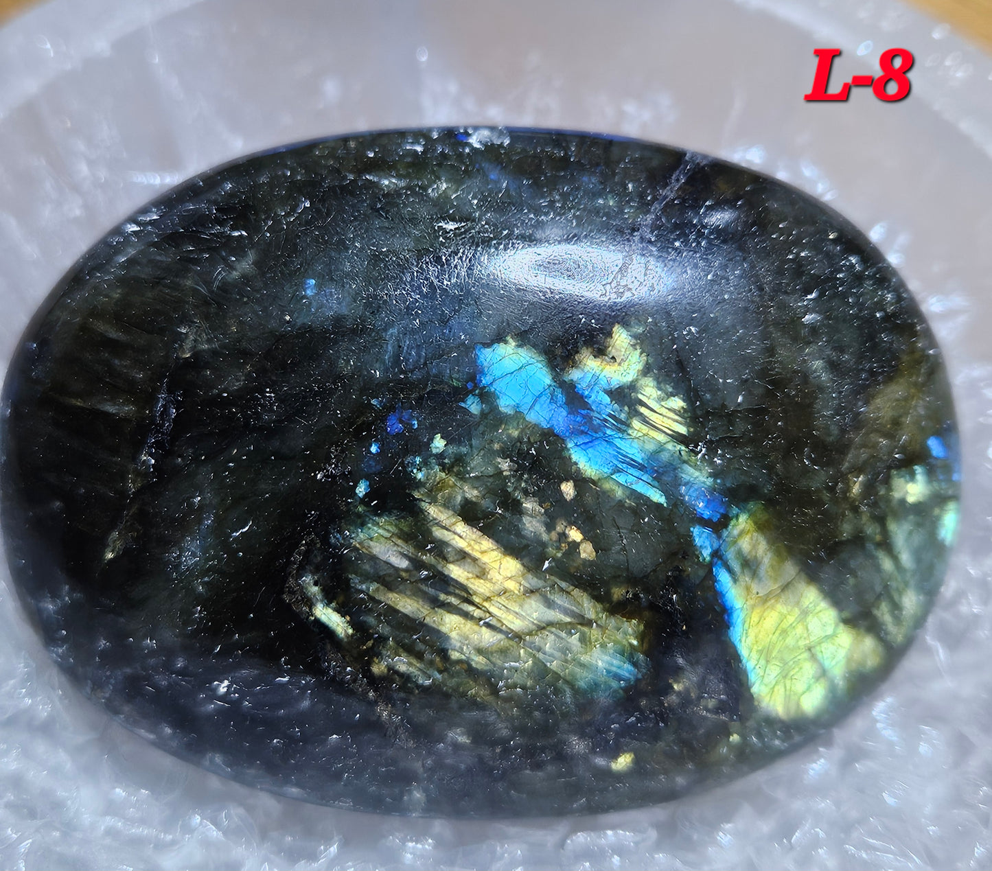 Labradorite Palm Stones  - Medium