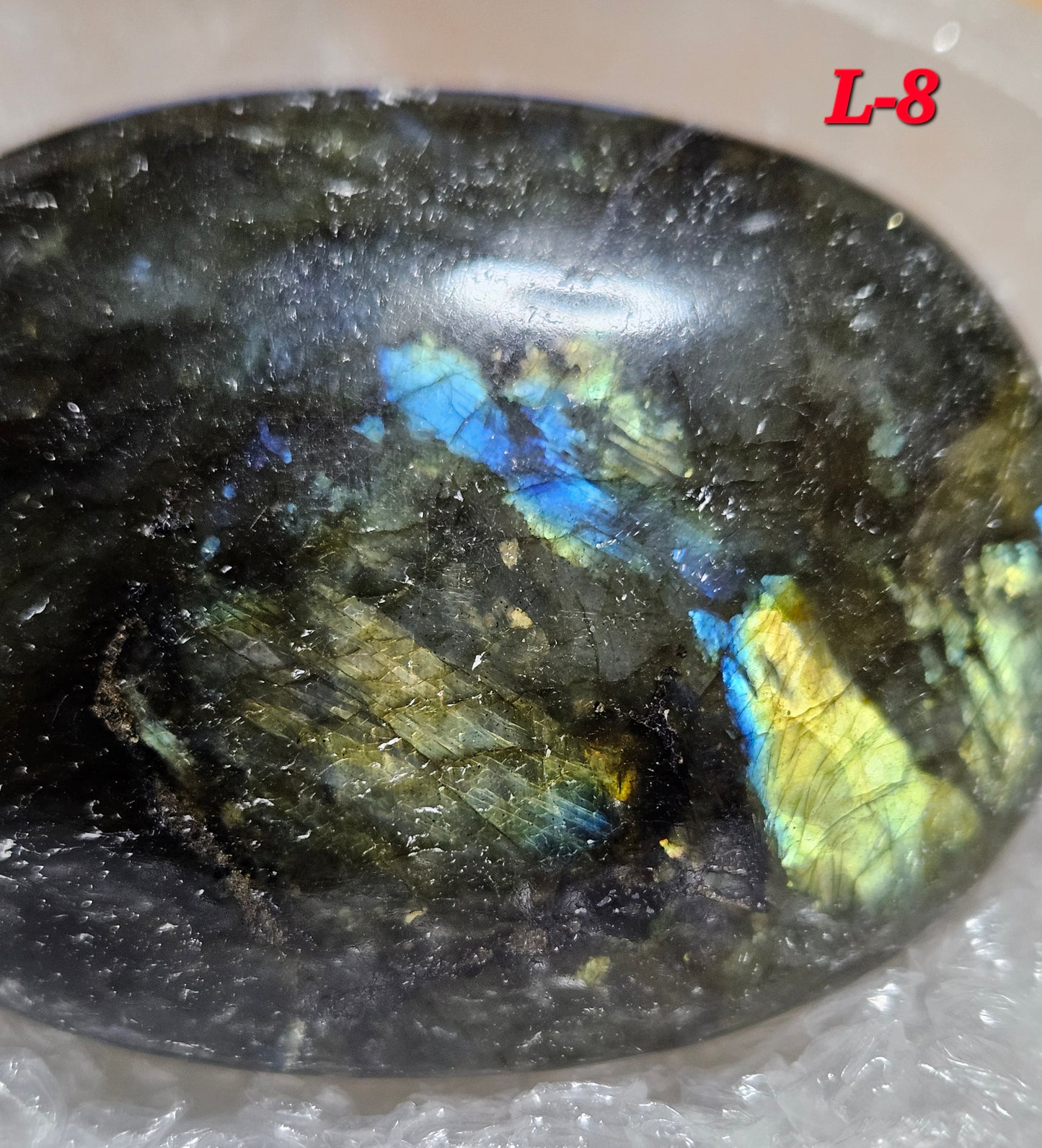 Labradorite Palm Stones  - Medium