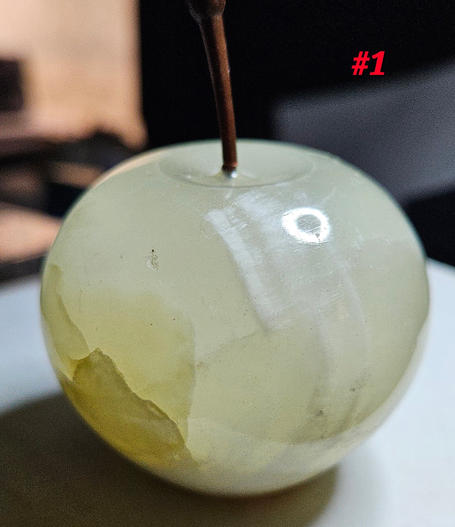 Afghan Jade Apple Crystal #1