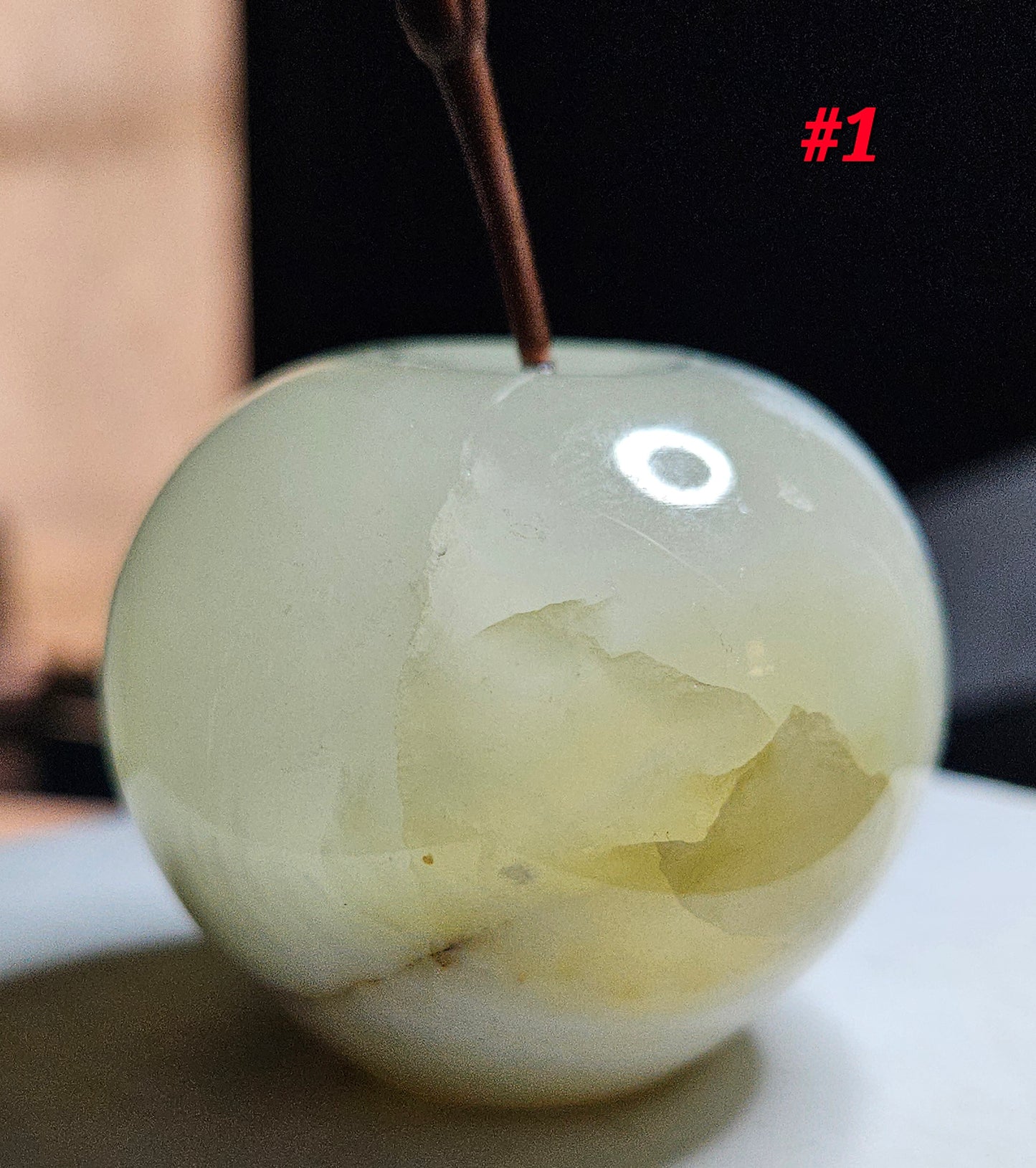 Afghan Jade Apple Crystal #1