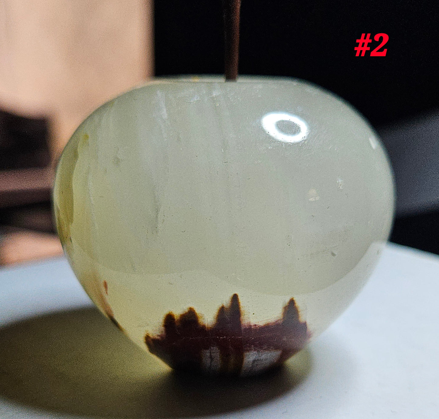Afghan Jade Apple Crystal  #2