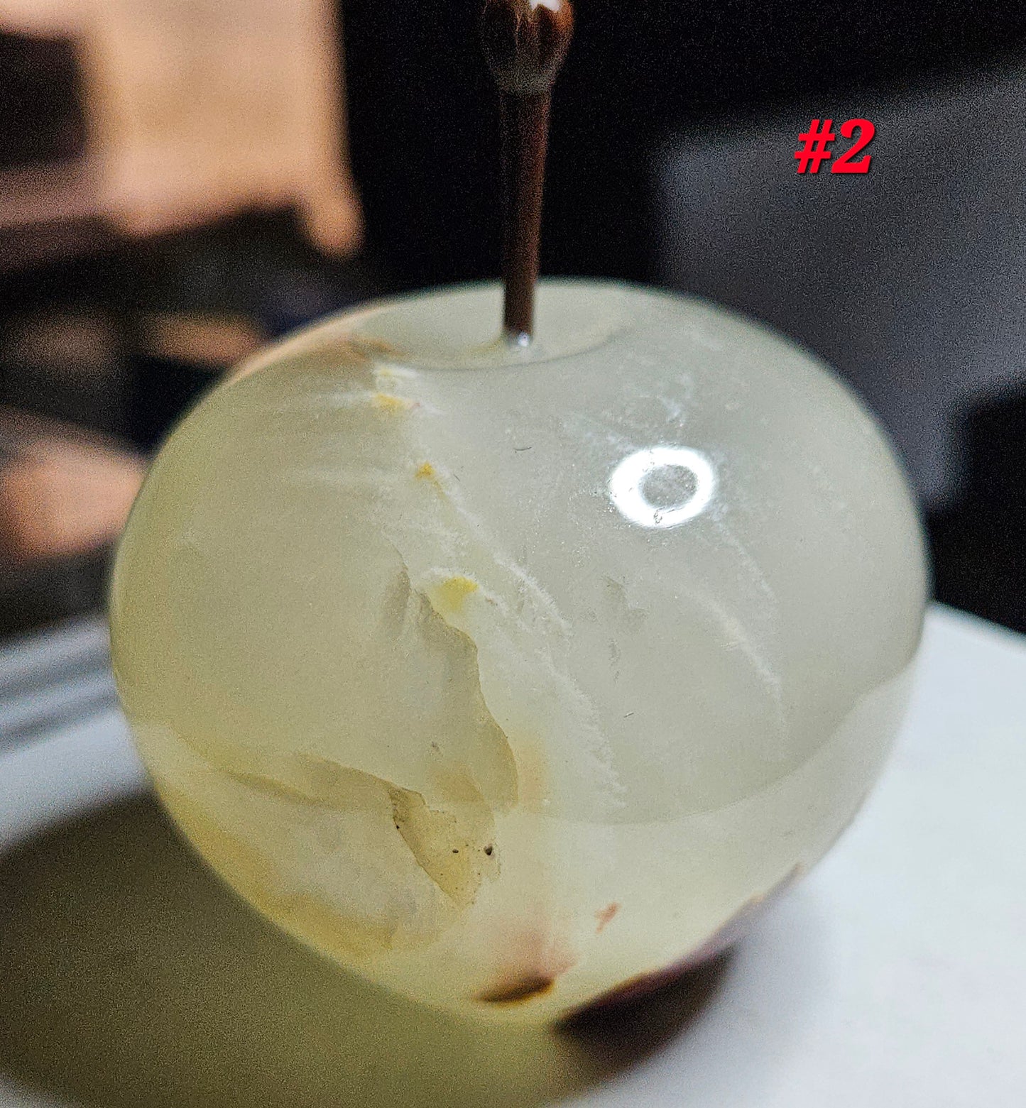Afghan Jade Apple Crystal  #2