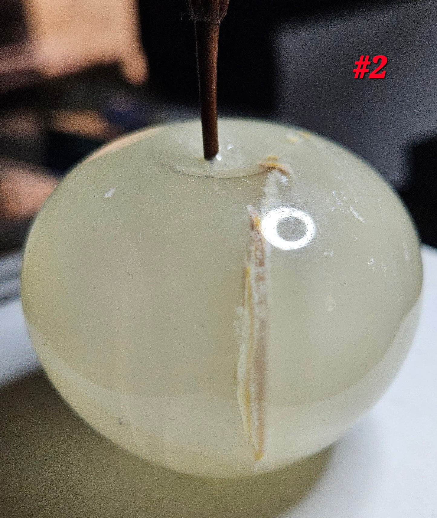 Afghan Jade Apple Crystal  #2