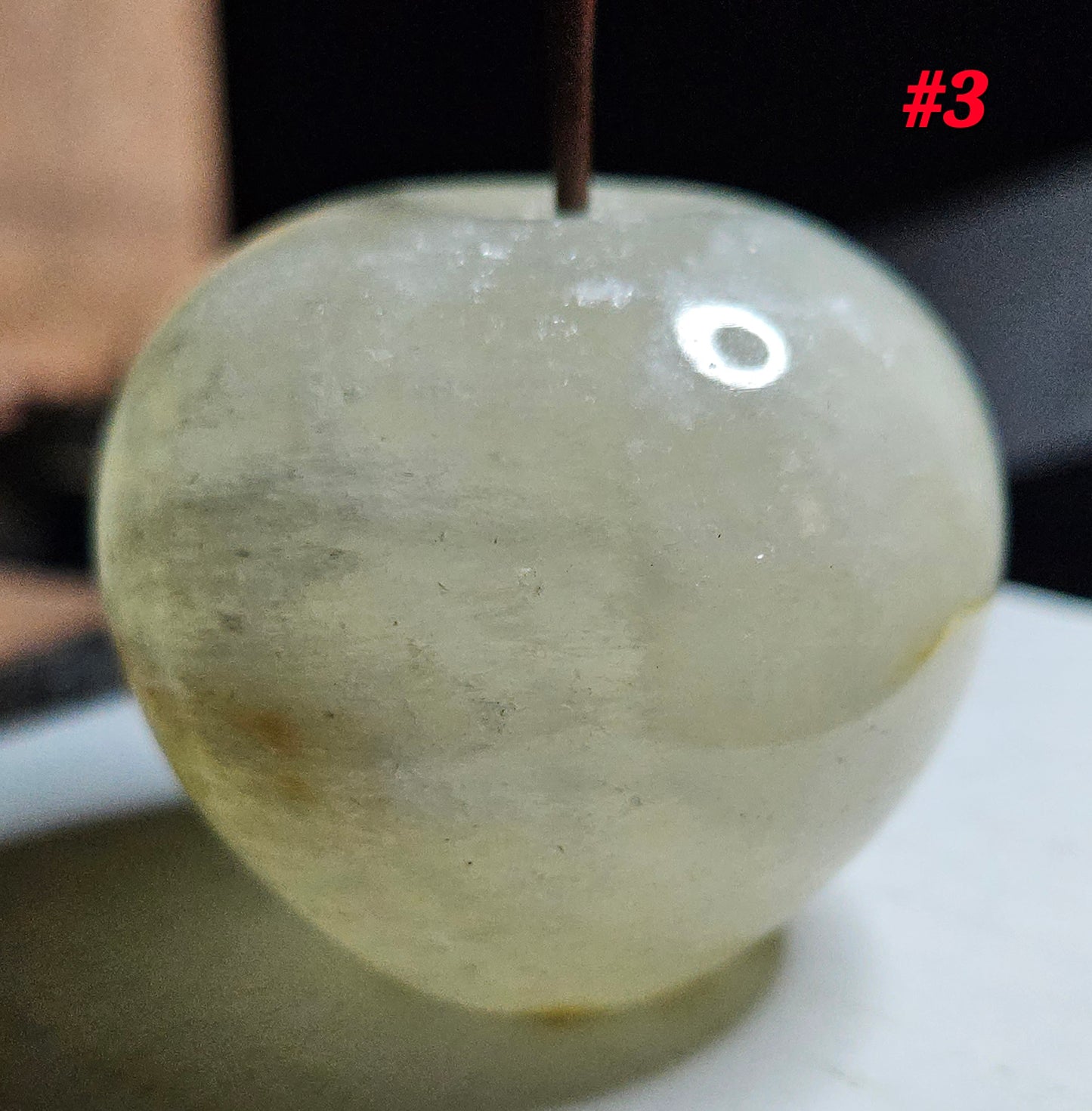 Afghan Jade Apple Crystal  #3