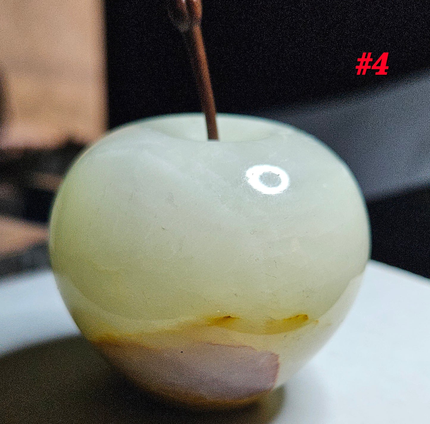 Afghan Jade Apple Crystal  #4