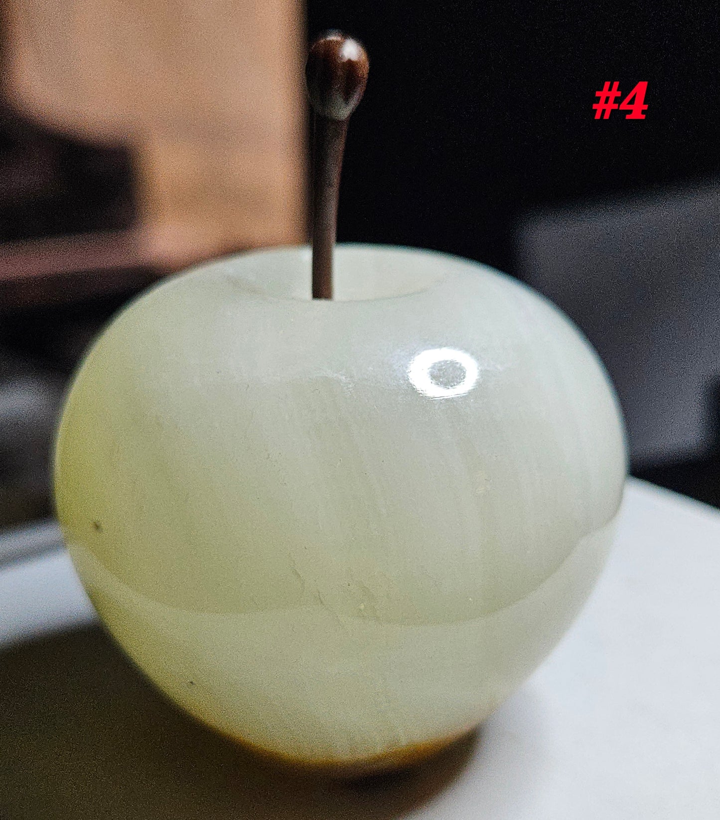 Afghan Jade Apple Crystal  #4