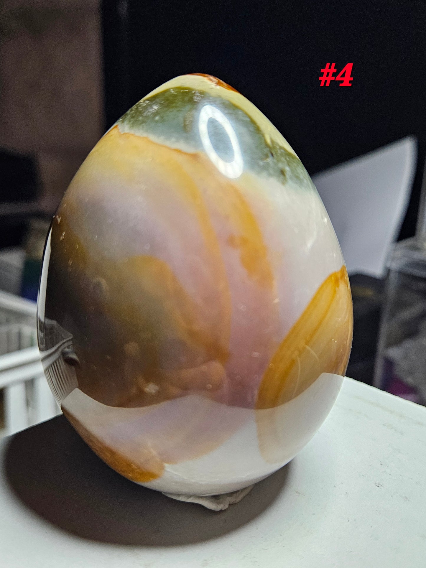 Polychrome Jasper Egg [polished] (4)  -Madagascar
