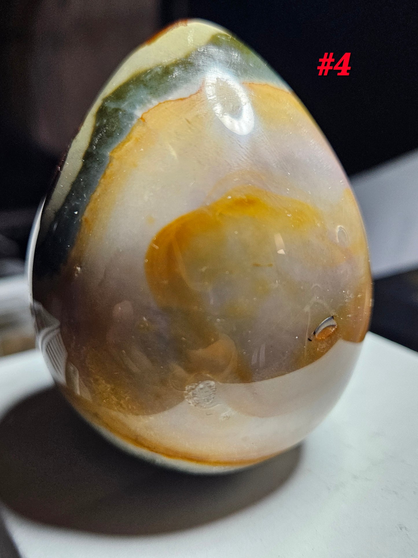 Polychrome Jasper Egg [polished] (4)  -Madagascar