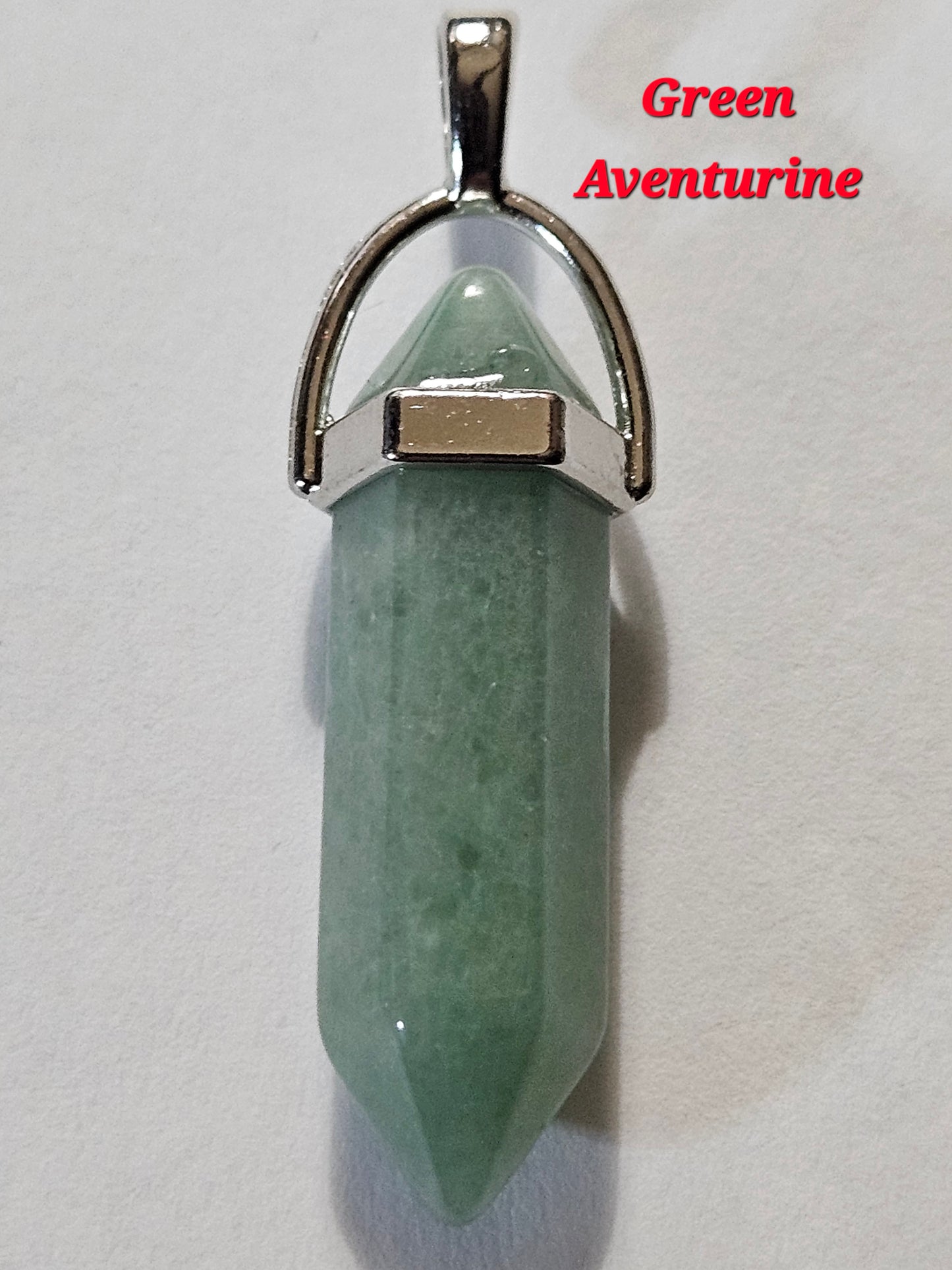 Crystal Pencil Tower Pendants