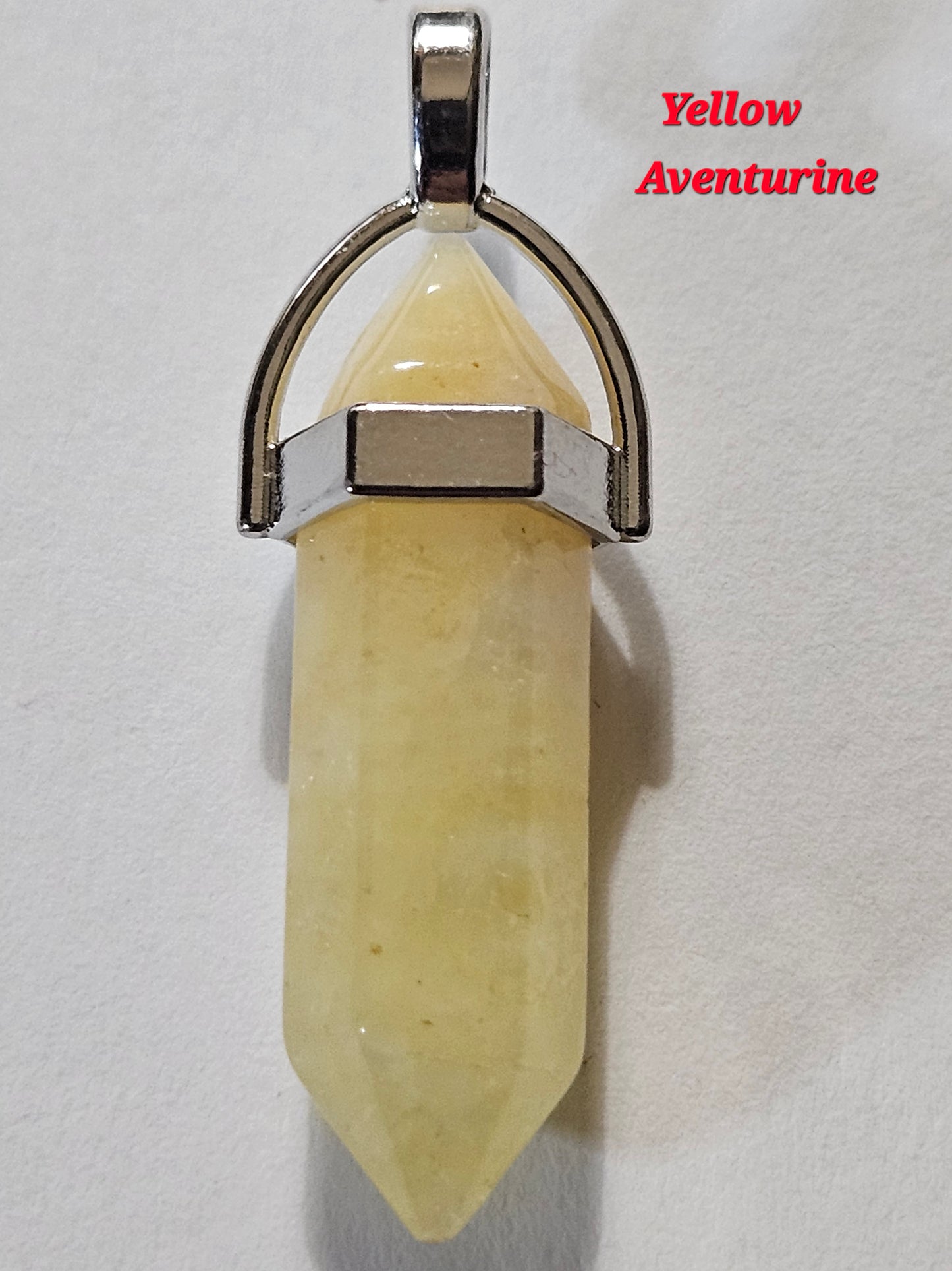 Crystal Pencil Tower Pendants