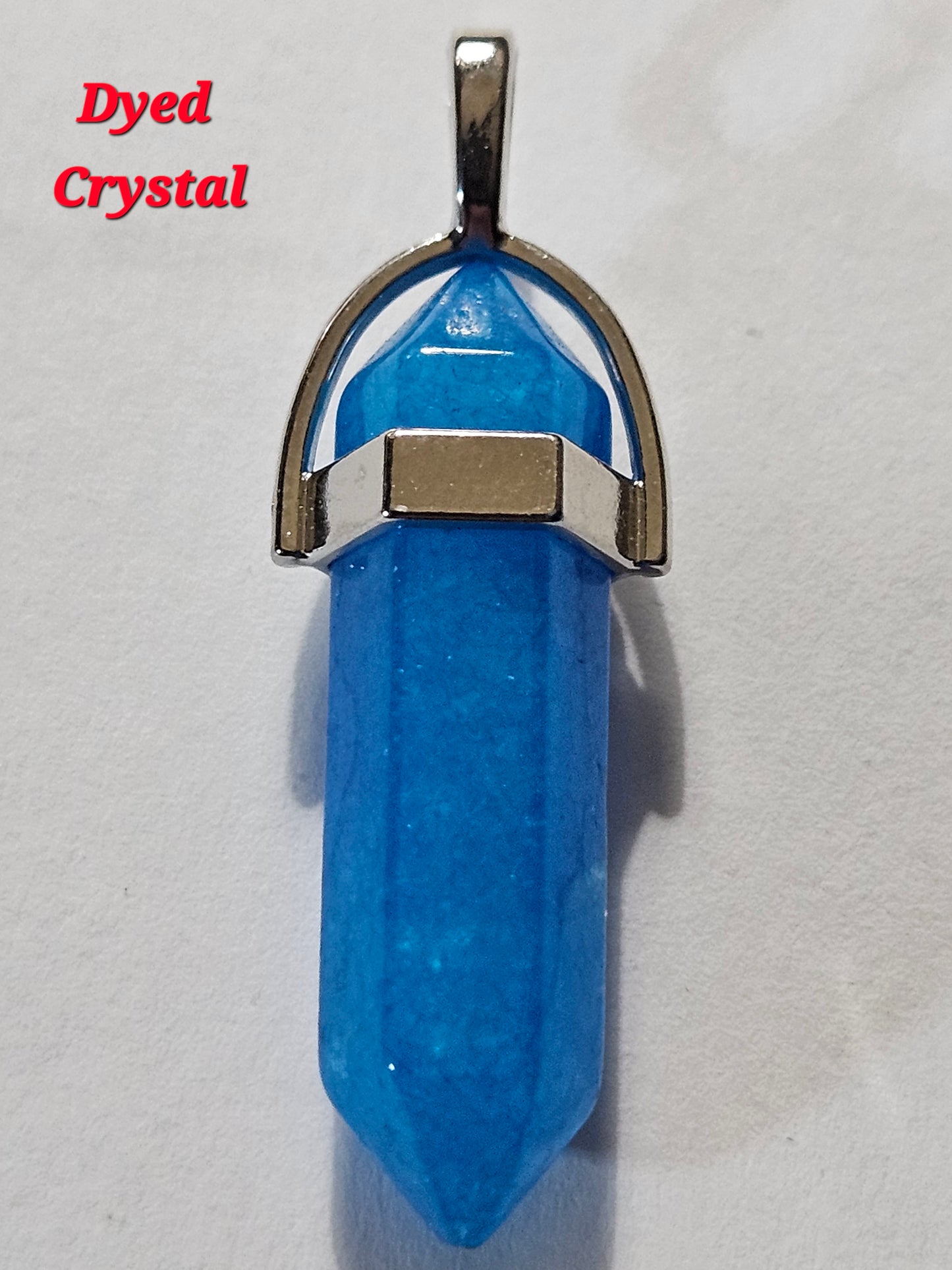 Crystal Pencil Tower Pendants