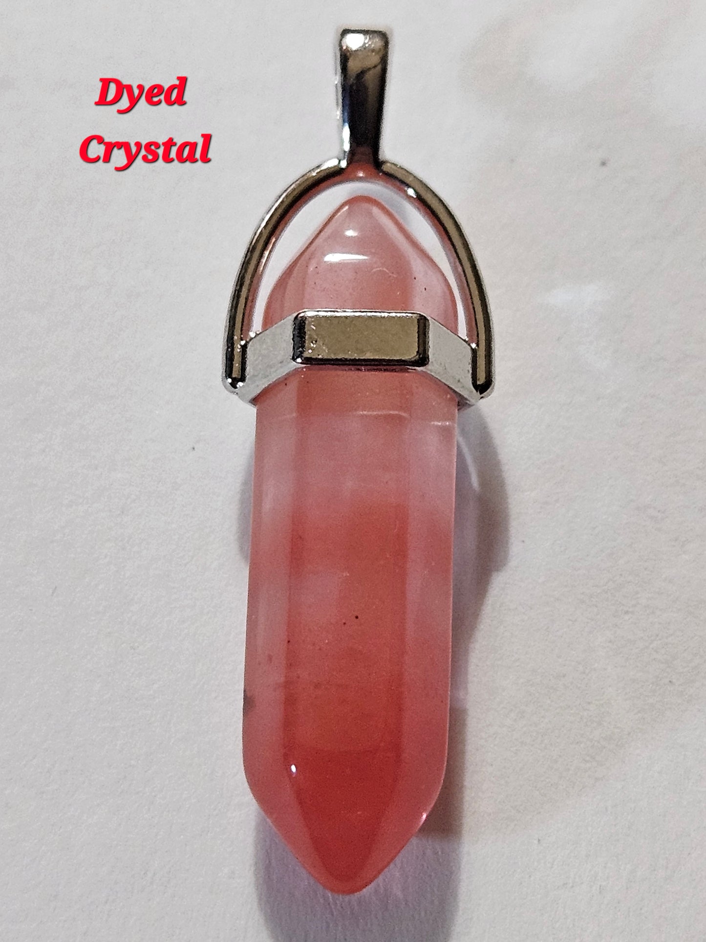Crystal Pencil Tower Pendants