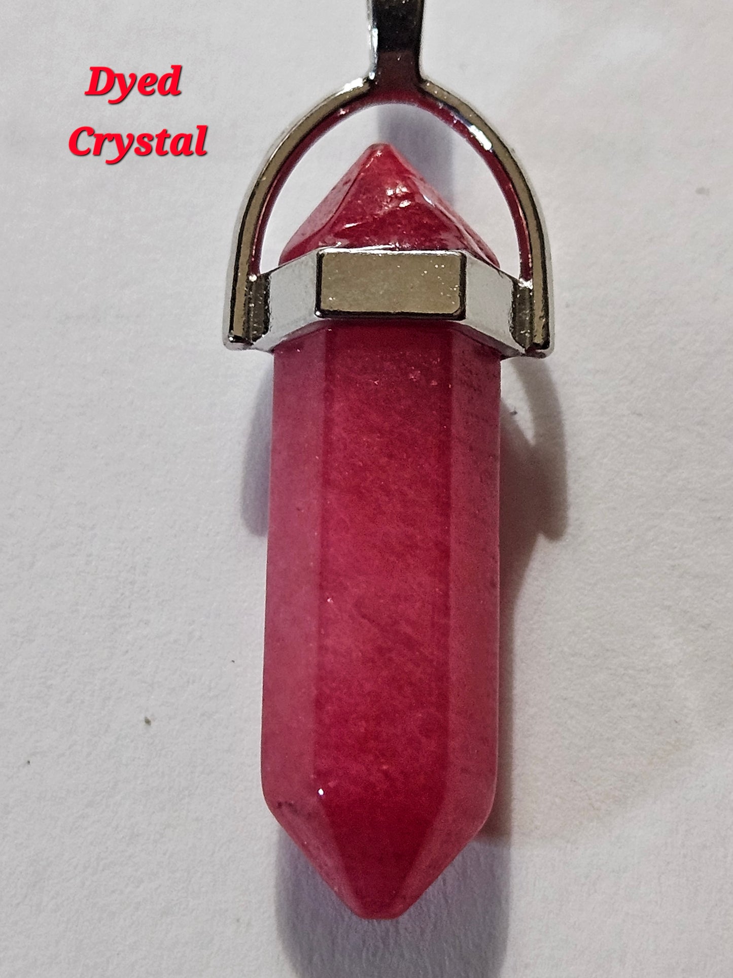 Crystal Pencil Tower Pendants