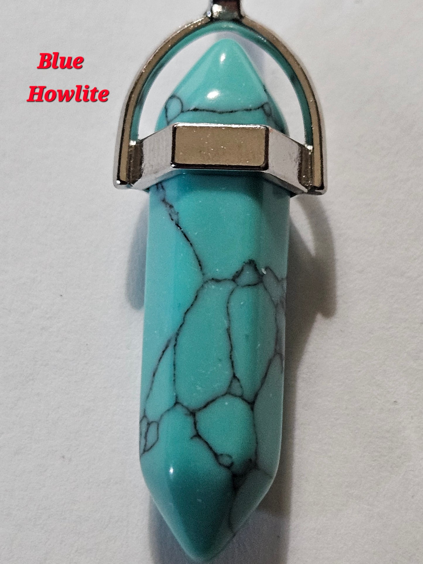 Crystal Pencil Tower Pendants