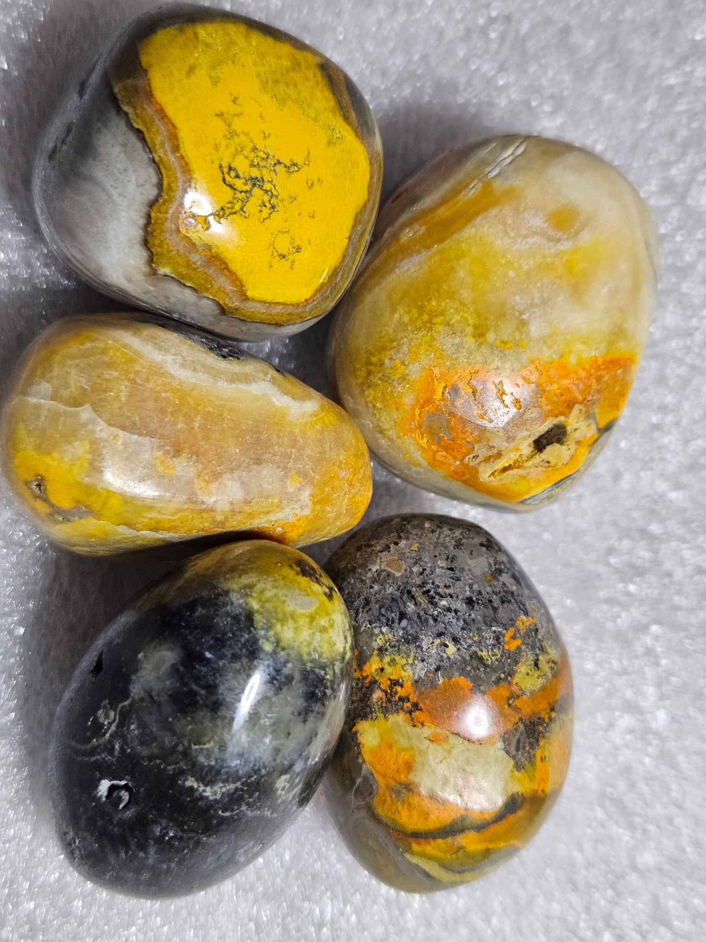 Bumble Bee Jasper Tumble Stone