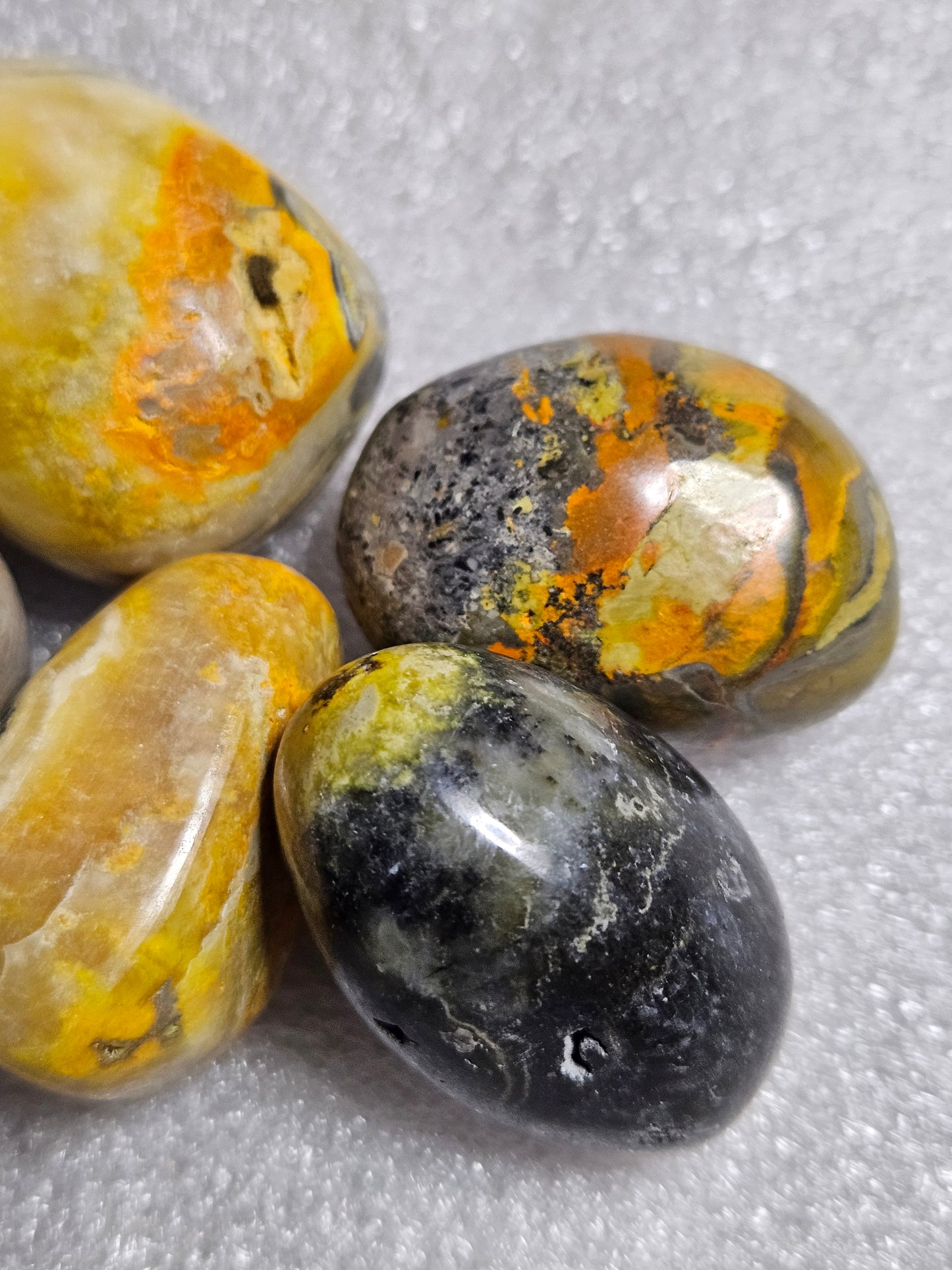 Bumble Bee Jasper Tumble Stone