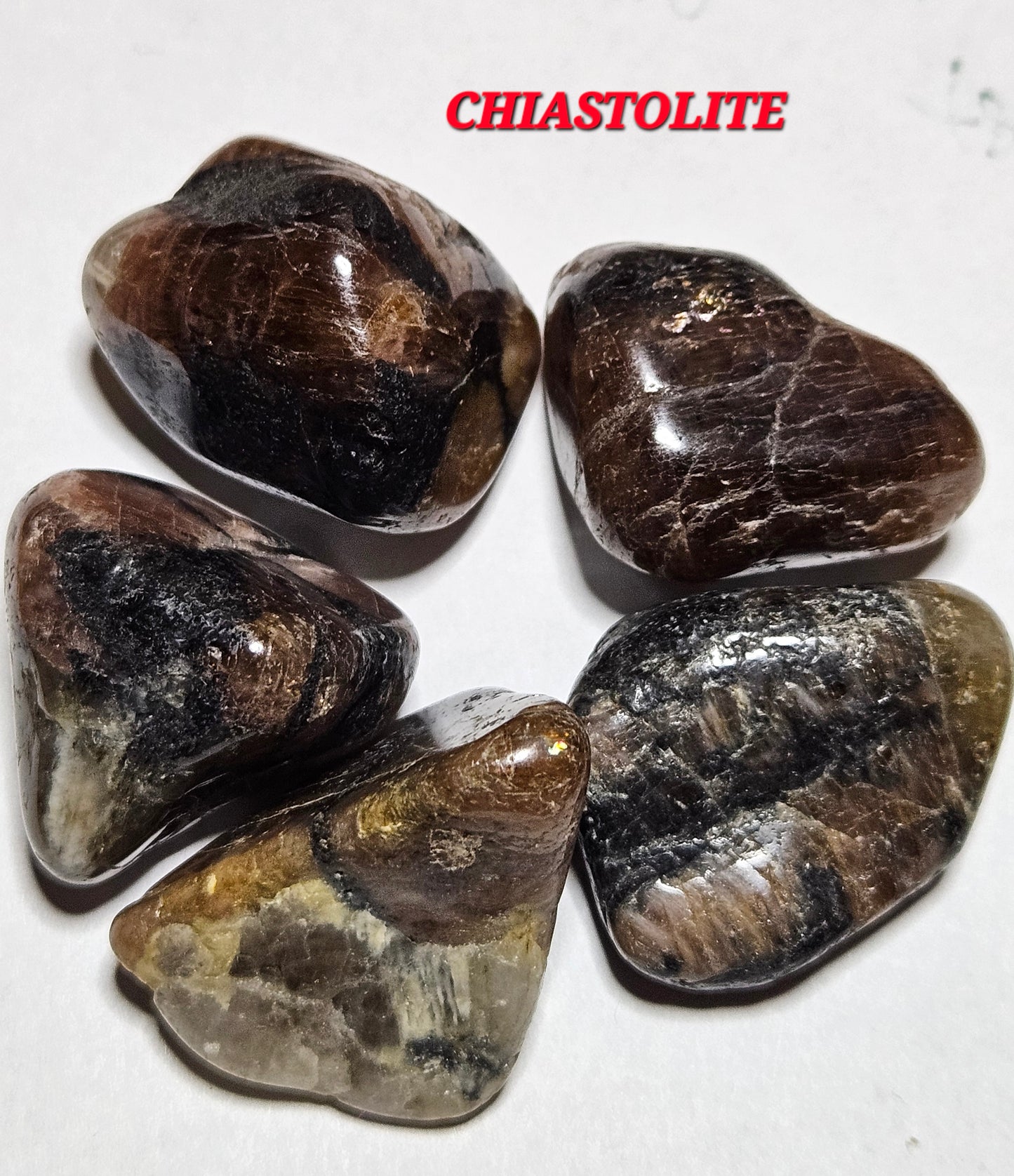 Chiastolite Tumble Stone