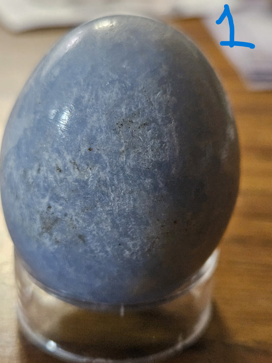Blue Calcite Eggs