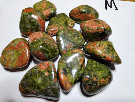 Unakite Tumble Stone (Med)
