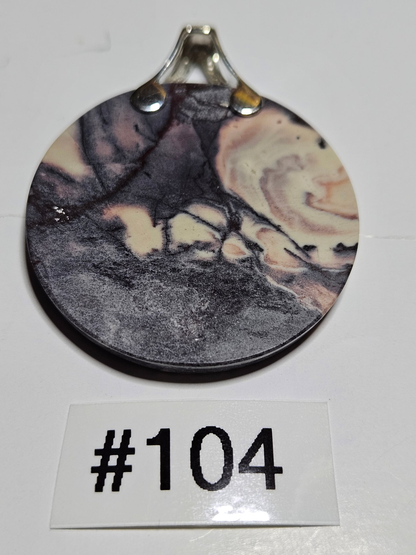Porcelain Jasper Pendant #104