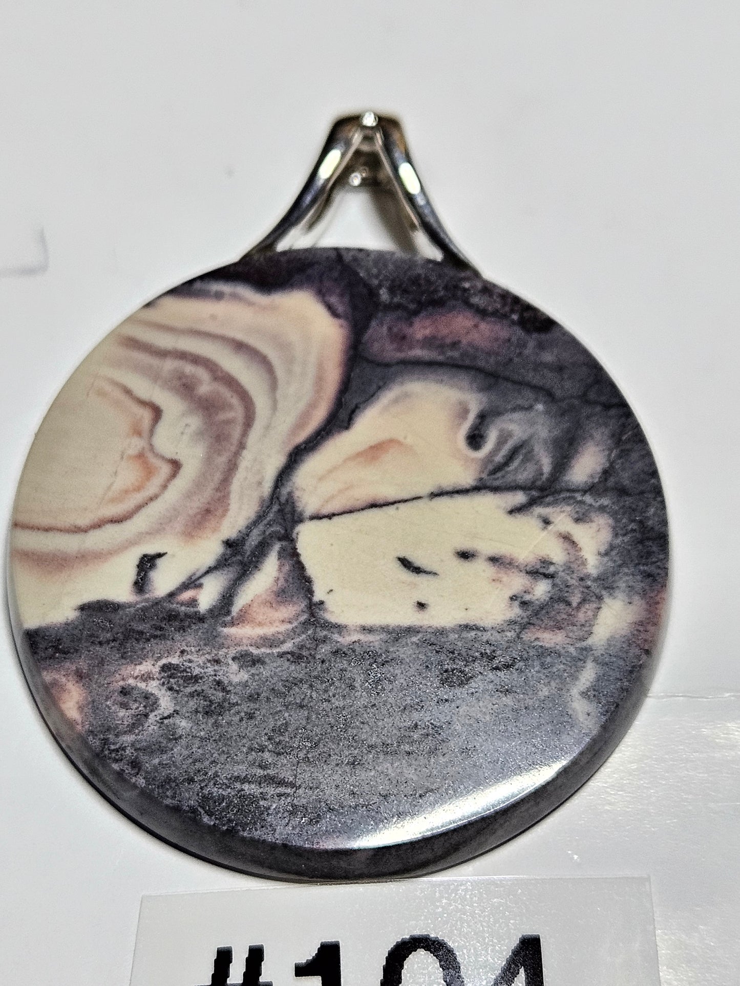 Porcelain Jasper Pendant #104