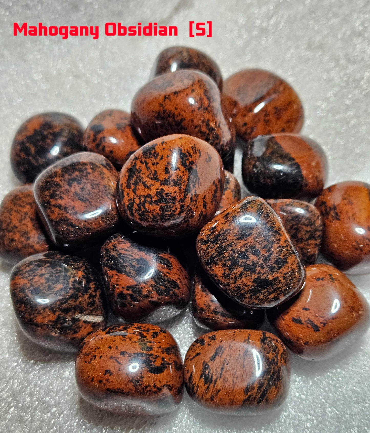 Mahogany Obsidian Tumble Stones (Medium)