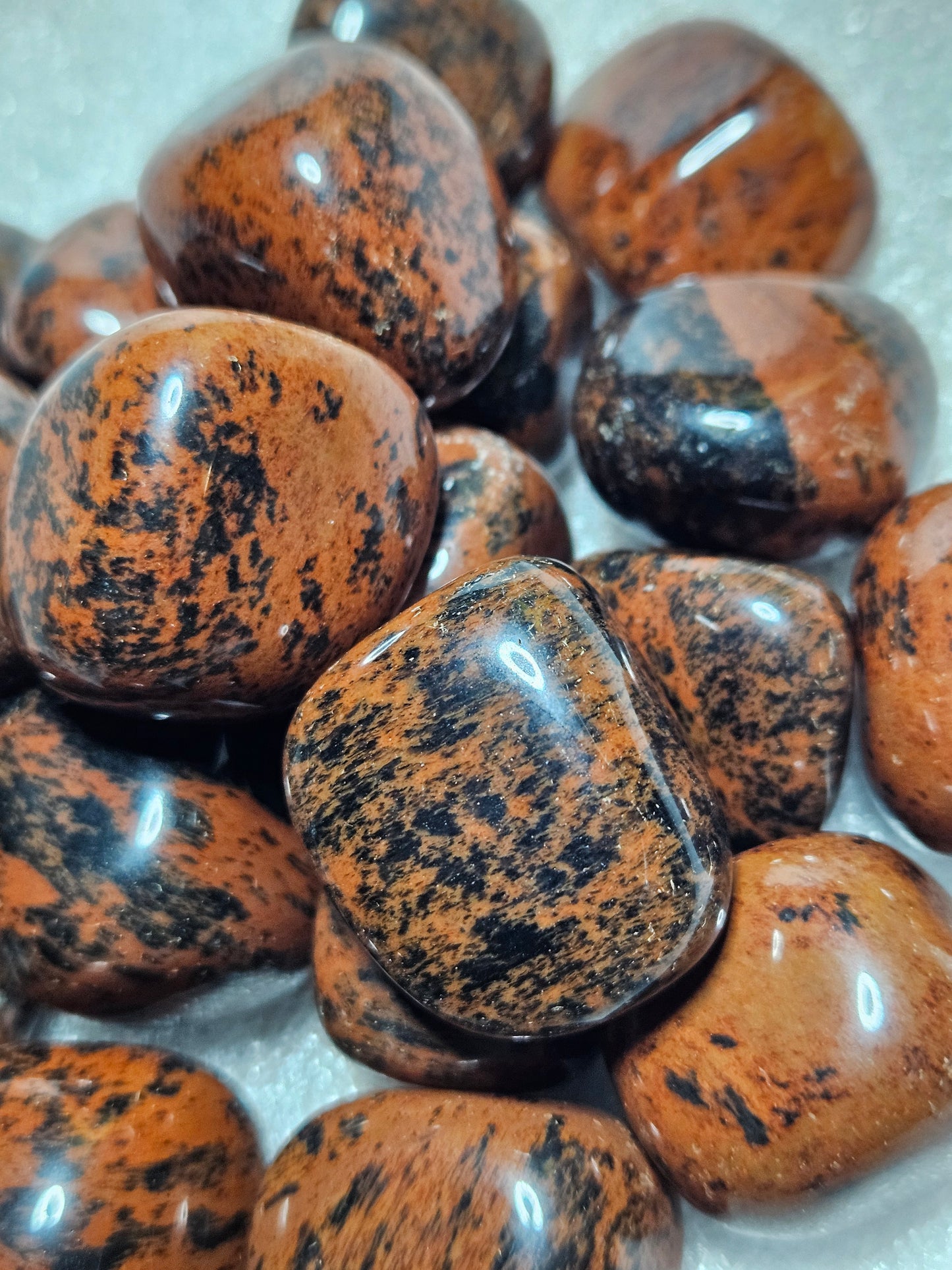 Mahogany Obsidian Tumble Stones (Medium)