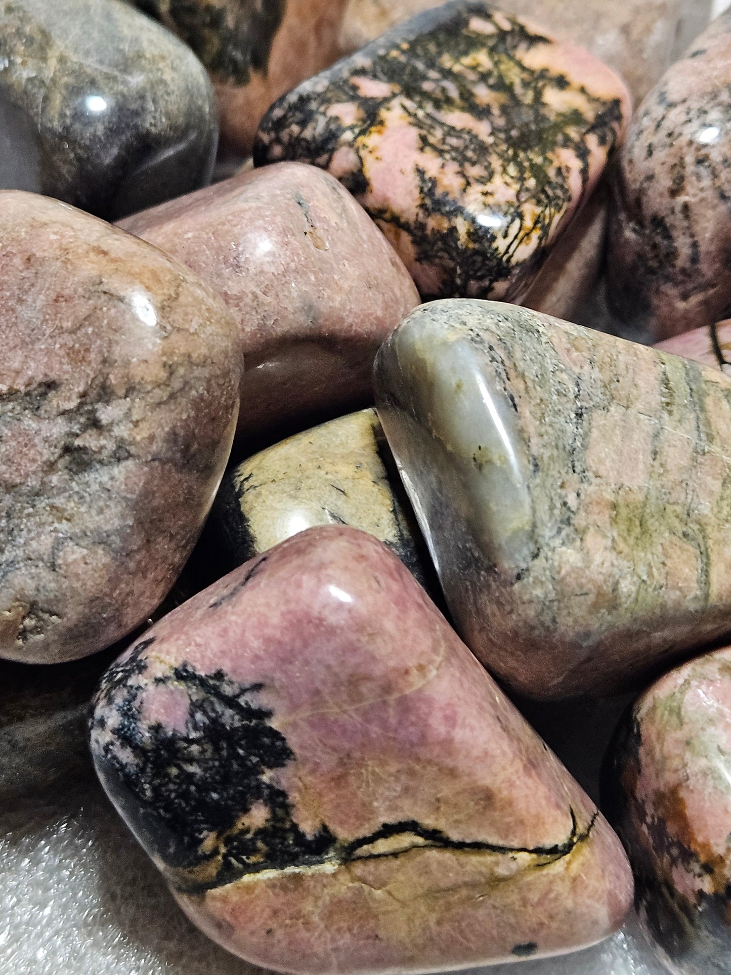 Rhodonite Tumble Stones