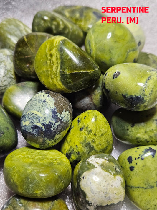 Serpentine Tumble Stones - Peru