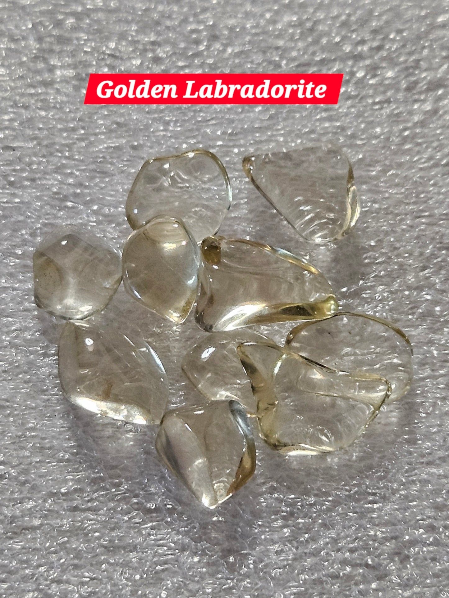 Golden Labradorite Tumble Stone -Rare