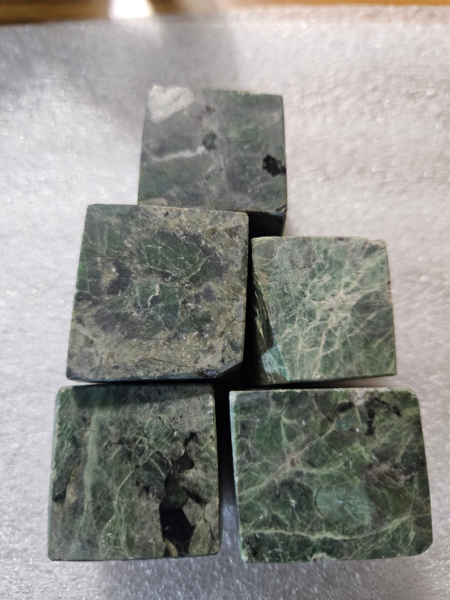 Green Lepidolite Cube (Tumble)