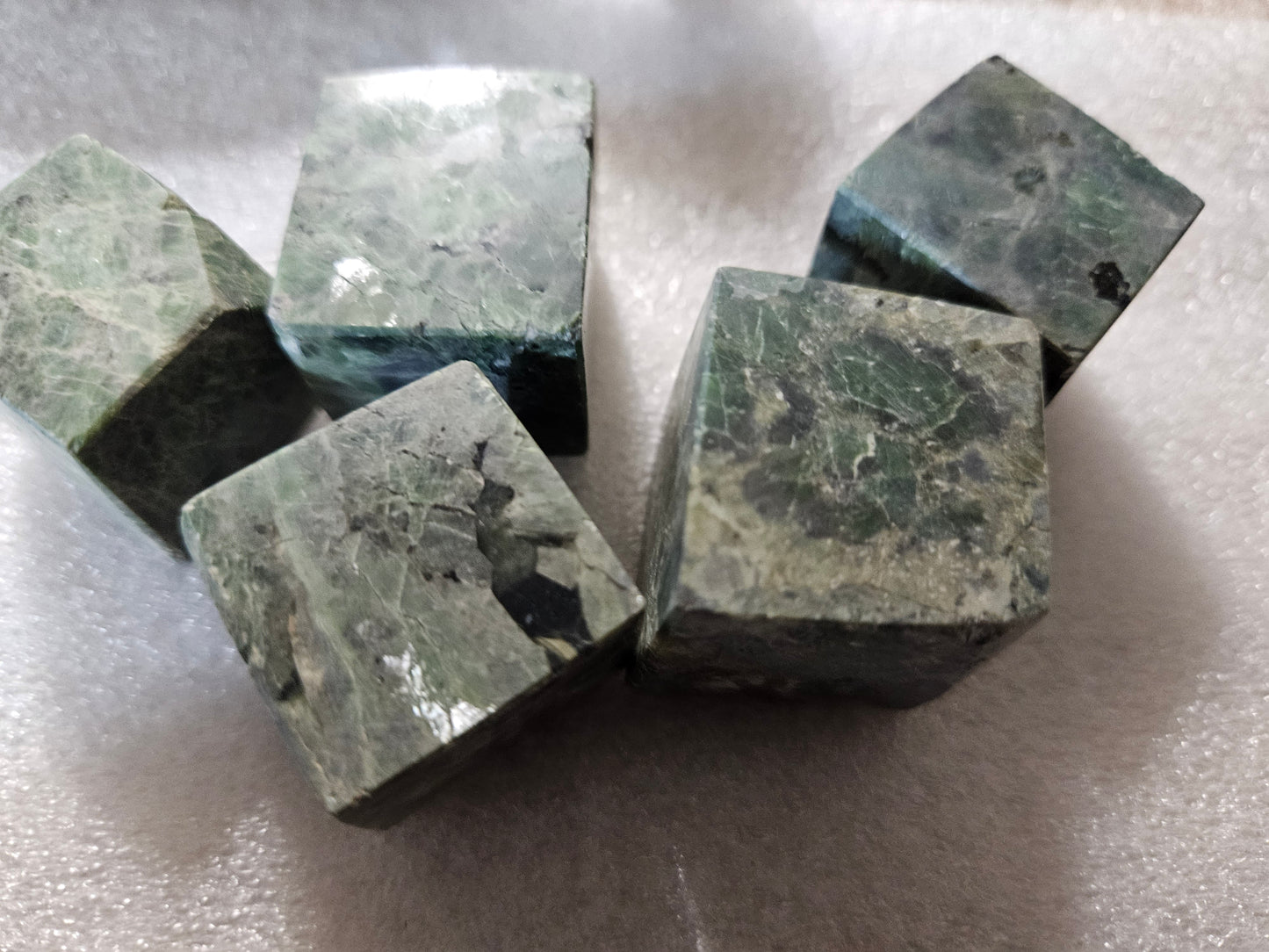 Green Lepidolite Cube (Tumble)