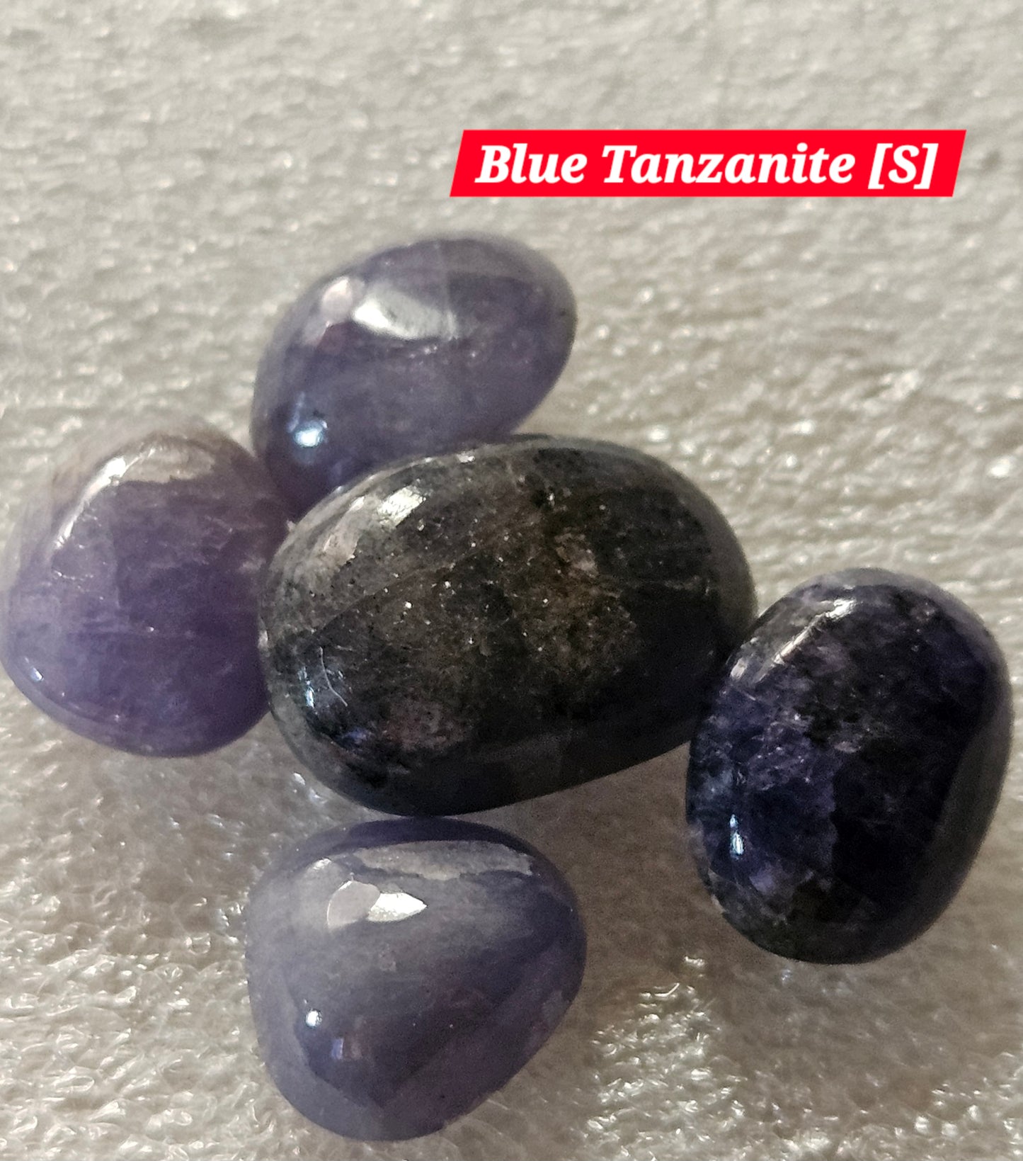 Blue Tanzanite Tumble Stone