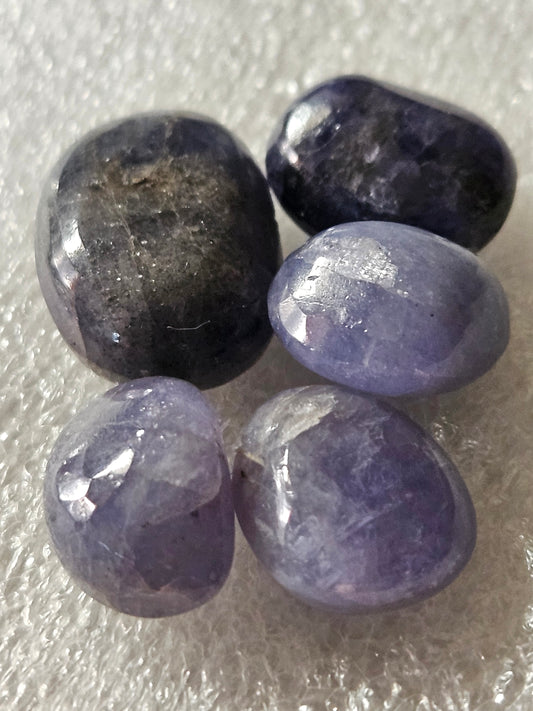 Blue Tanzanite Tumble Stone