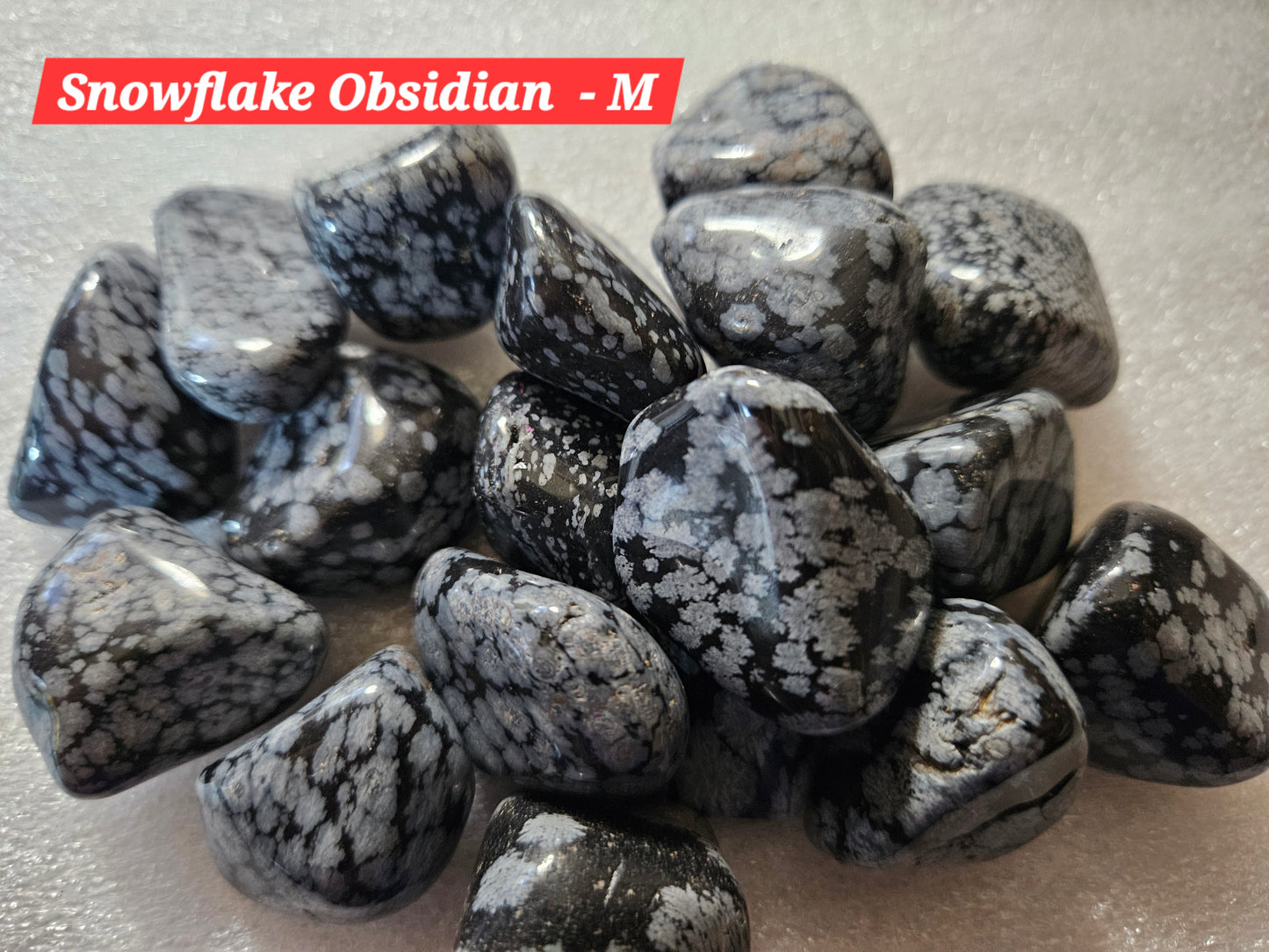 Snowflake Obsidian Tumble Stone